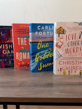 Paperback Book Bundle | Love & Other Words, One Golden Summer, Dead Romantics +